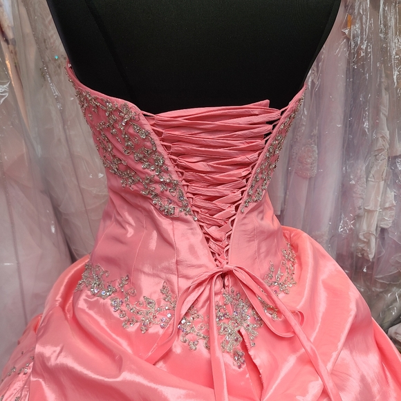 Blessed Gathered Gown Pink main image 0